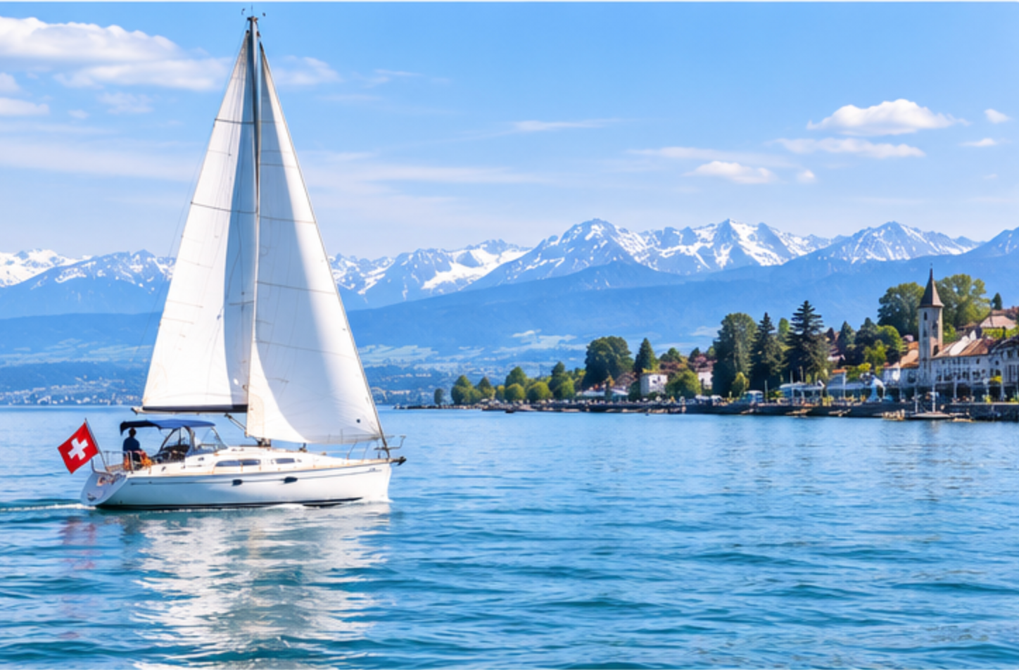 Segelboot auf dem Bodensee